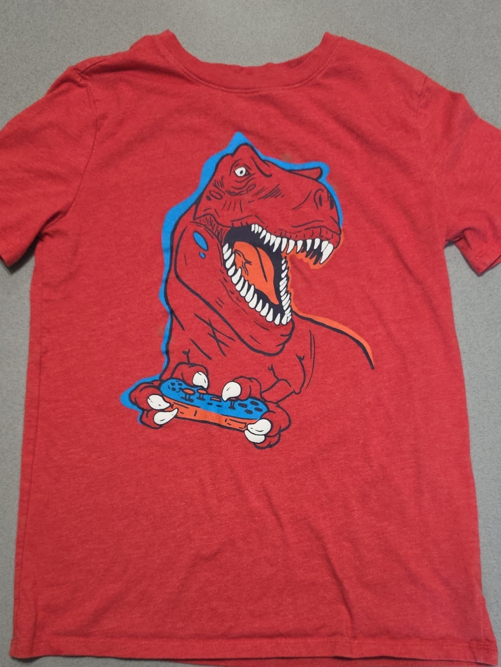 Cat & Jack Red Dino Gamer Graphic Tee
